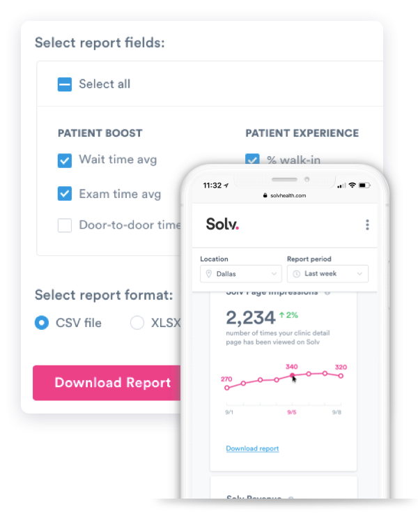 Access Clinic Analytics anywhere and export instantly Access Clinic Analytics anywhere and export instantly